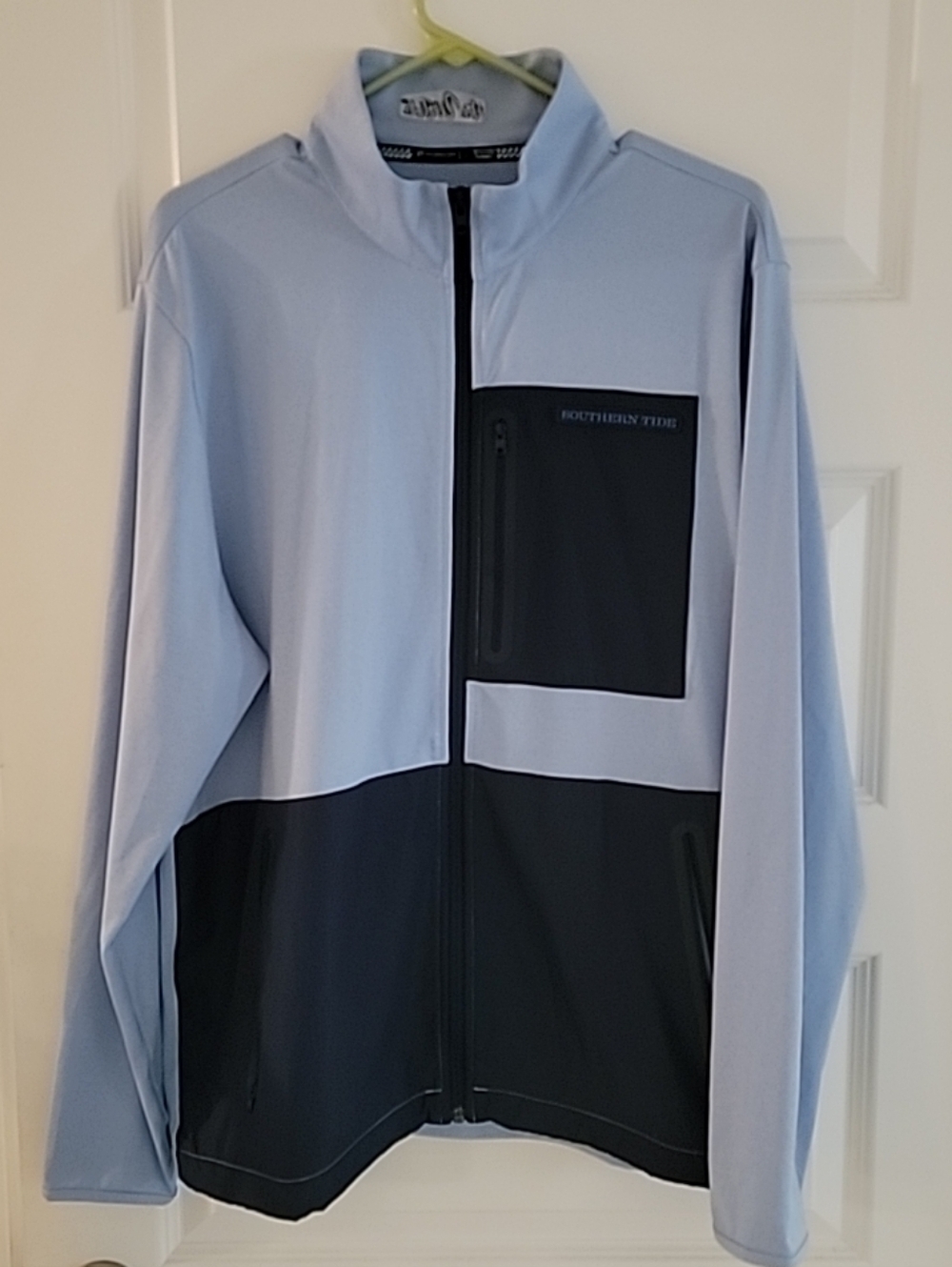 SOUTHERN TIDE Men’s T3 TIDE TO TRAIL Full Zip Lightweight Jacket Size Large EUC